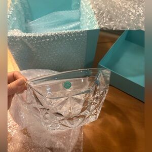 Tiffany & Co. Crystal Bowl w/Sales slip & Box